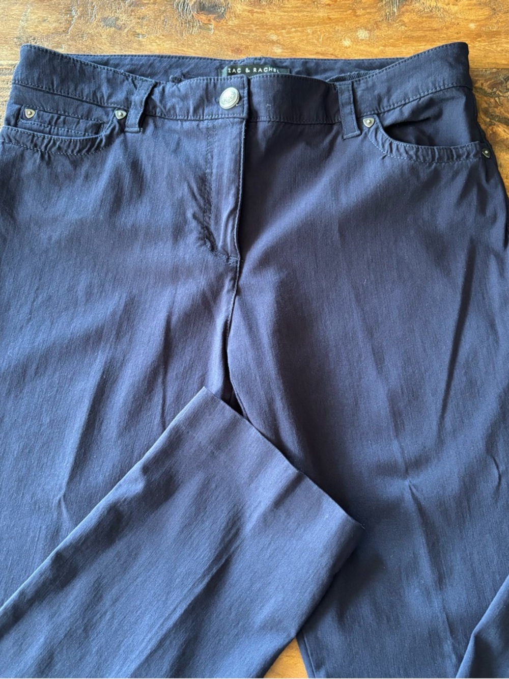 NWOT. Zac & Rachel Women's Dark Navy Career Trousers